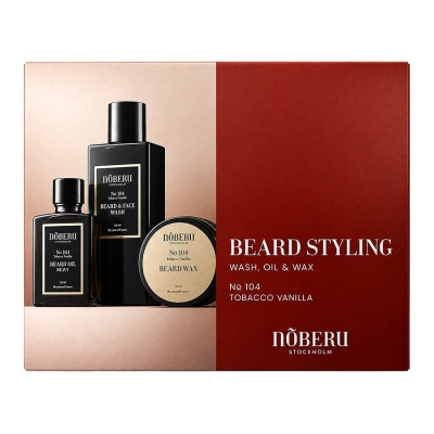 Sada na vousy NOBERU Giftbox Beard styling Tobacco Vanilla