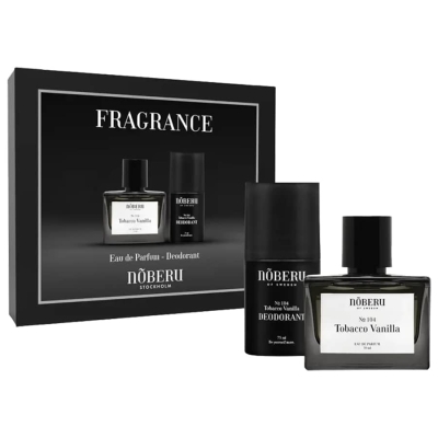Sada parfému a deodorantu NOBERU Giftbox Fragrance Tobacco vanilla