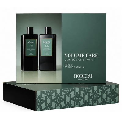 Sada šamponu a kondicionéru pro objemný účes NOBERU Giftbox Volume duo Tobacco vanilla