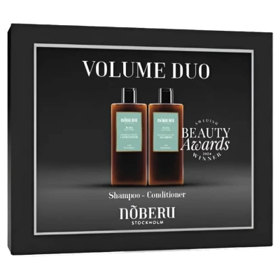 Sada šamponu a kondicionéru pro objemný účes NOBERU Giftbox Volume duo Tobacco vanilla