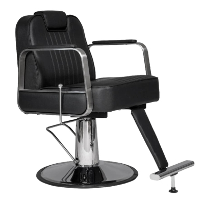 Kadeřnické barber křeslo LAYER Black chair