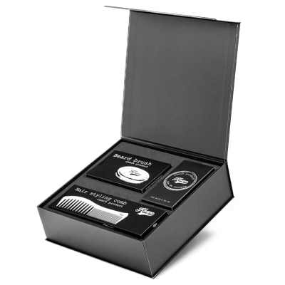 Dárková kazeta KAAPO - Kolínská, kartáč na vousy a hřeben na vlasy