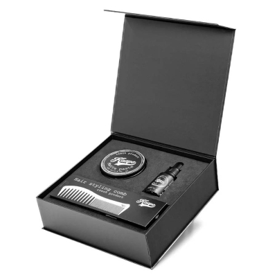 Dárková kazeta KAAPO - Olej na vousy, matná pasta a hřeben na vlasy