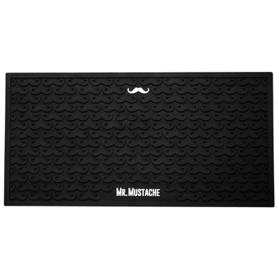 Stylová podložka na kadeřnické nástroje MR. MUSTACHE Barber mat