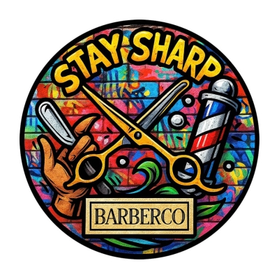 Barber samolepka BARBERCO Stay sharp