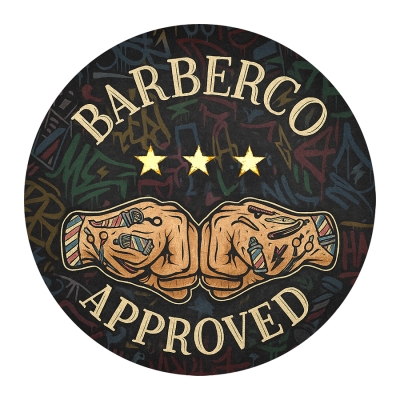 Barber samolepka BARBERCO Approved