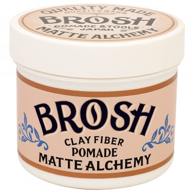 Matný styling na vlasy BROSH Clay Fiber pomade 290 g