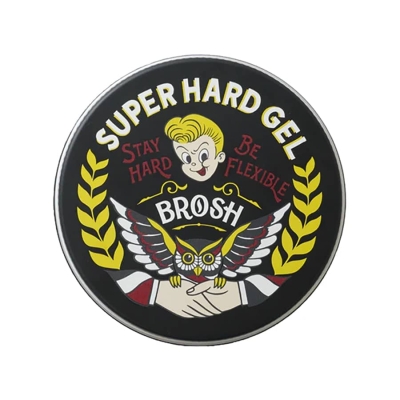 Silný gel na vlasy BROSH Mini Super hard gel 70 g