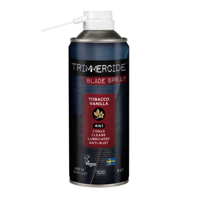 Sprej na čištění strojků s vůní TRIMMERCIDE 4in1 Blade spray Tobacco vanilla 400 ml