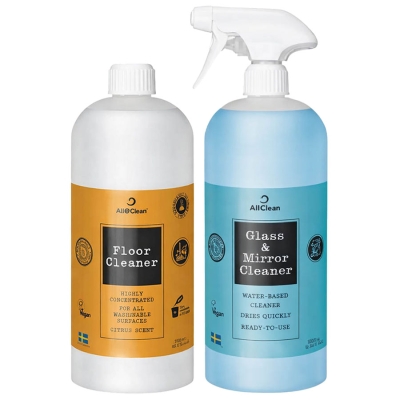 Výhodná sada na čištění zrcadel a mytí podlah DISICIDE 2 x 1000 ml