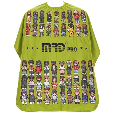 Barber pláštěnka pro zákazníka MRD Professional Cutting cape Green