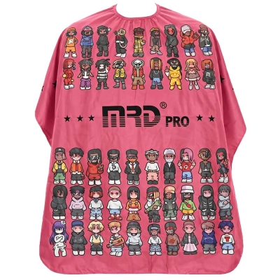 Barber pláštěnka pro zákazníka MRD Professional Cutting cape Pink