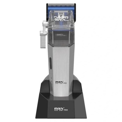 Profesionální střihací strojek MRD Pro Cyborg Track clipper - Silver