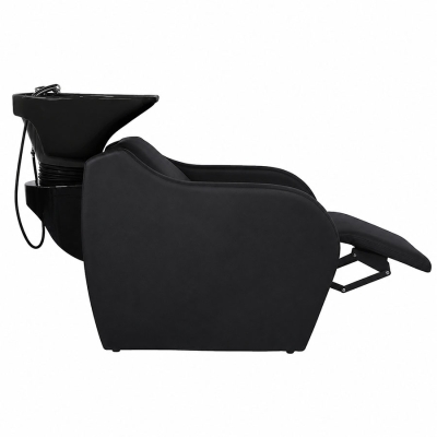 Luxusní kadeřnický mycí box s masážní funkcí WISP ROLL Black