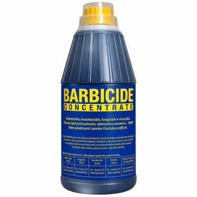 Koncentrát pro dezinfekci nástrojů a příslušenství BARBICIDE Concentrate 1900 ml