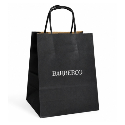 Černá dárková taška BARBERCO Gift bag