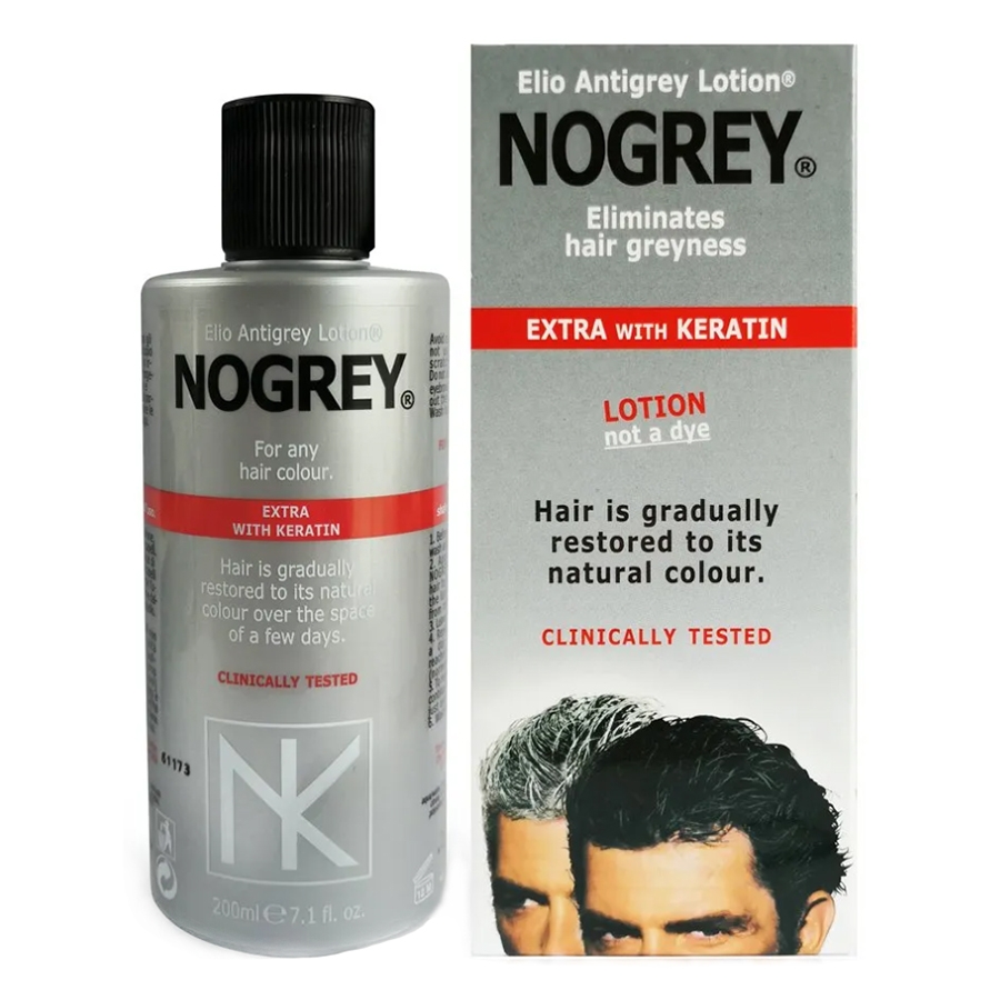 Vlasová voda proti šedinám s keratinem NOGREY Elio antigrey lotion 200 ml