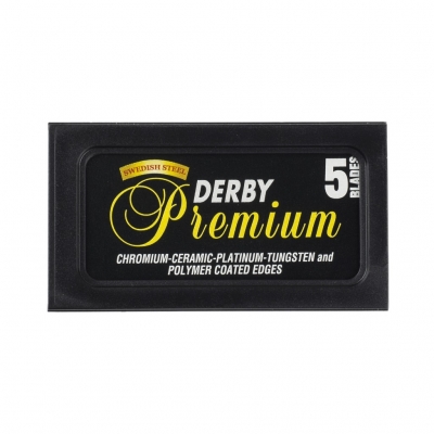 Klasické žiletky na holení DERBY Premium Double Edge 5 ks