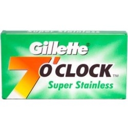 Klasické žiletky na holení GILLETE 7 O'Clock Super Stainless 5 ks