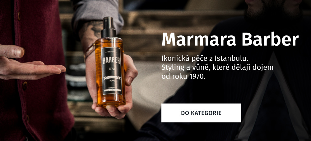 Marmara Barber - kosmetika pro barber shopy ve skvělém poměru cena / kvalita